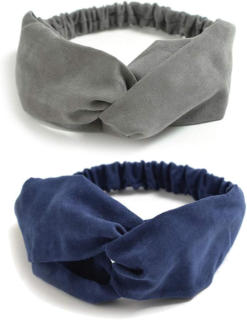 10 Pack Women's Headbands Boho Flower Printing Twisted Criss Cross Elastic Hair Band Accessories E at  Women’s Clothing store
