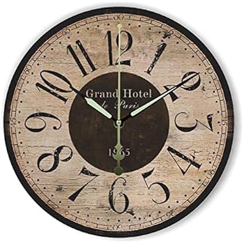 Amazon Com Y Hui Watch A Box To The Wall Clock Living Room Silent