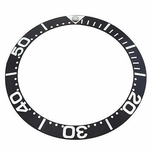 Ewatchparts BEZEL INSERT COMPATIBLE WITH VINTAGE ROLEX SUBMARINER 5508 5510 5512 WATCH AUTOMATIC BLACK 並行輸入品 Ewatchparts Bezel Insert Compatible With 41mm Tag Heuer Carrera Chrono  CV-2010 Calibre 16 Chrono Gray