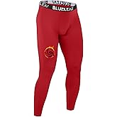 Blueleaf Men's Thermal Compression Pants Fleece Lined Athletic Tights Leggings Sports Base Layer Bottoms Cold Weather Gear