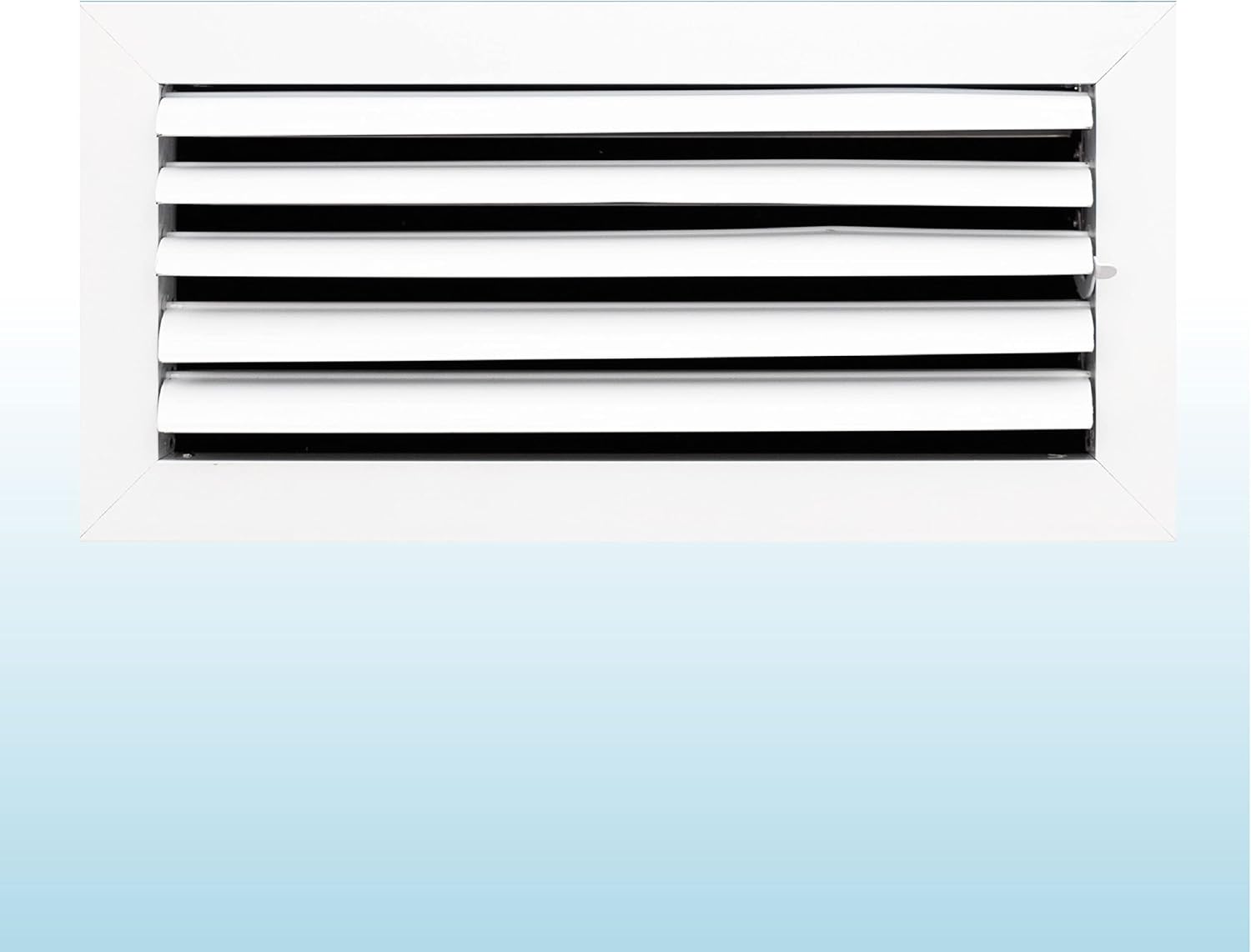 Registers, Grilles & Vents - [6 x 14 Duct Hole] Vent Cover. 1-Way: Aluminum Curved Blade Adjustible Air Supply HVAC Ceiling Diffuser. Full Control Vert/Hor Airflow Direction with Easy Unrestricted Air Flow. [7.6 x 15.6