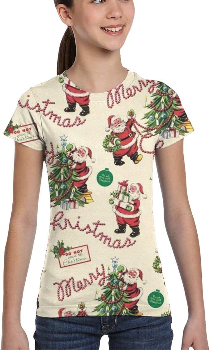 Amazon.com: dreamering Merry Christmas1 Teenager Junior Girl's Youth