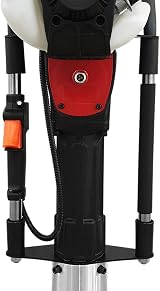 T-Mech 37.7cc Petrol Post Driver Ram 4-Stroke Fence Picket Jack Hammer w/ Case view 9