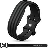 Anpzband Silicone Sport Band Compatible with Google Fitbits Air Bands -Breathable Waterproof Replacement Straps for Fitbits Air Fitness Screenless Tracker,Men Women