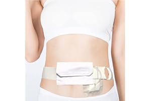 BOJEE G Tube Holder Catheter Peg Tube Bag Cover Drainage Belt Abdpminal Dialysis Protector Fixation Device Medical Professional Nursing for Patients (White)