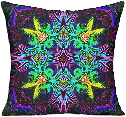 Noi Viviamo Throw Pillow Case Decorative Cool Lightning Eagle Mexico Flag Pillow Decorative For Sofa, Lap Desk, Home Pillow Cotton Linen Cushion Covers Filled Pillow Form Insert 18 X 18 Inch