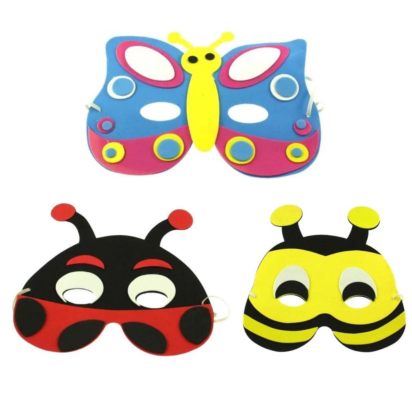 Topkids Accessories Kids Party Masks Animal Masks For Kids Birthday Party Masks Unicorn Masks Halloween Masks Xmas Mask Hero Masks Dinosaur Masks For Children, Kids (Insect)