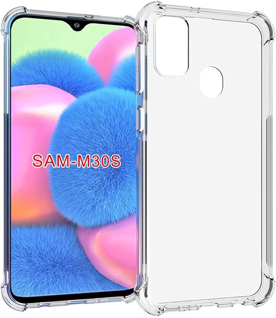 Newlike Samsung Galaxy M30s, [Bumper] Exclusive - Transparent Back Cover Clear Thin Case - for Samsung Galaxy M30s