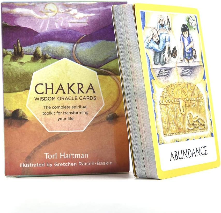 Stronrive Chakra Tarot Card – Deck of Tarot Cards for Family Parties