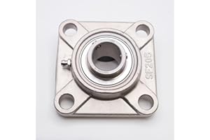 AJANTA INDUSTRIAL SUCSF208-24 Stainless Steel 4 Bolt Flange Bearing 1-1/2" Bore