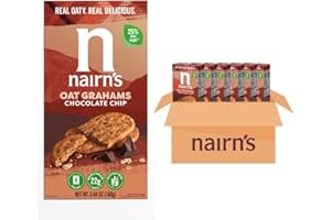 Nairn's Gluten Free Chocolate Chip Oat grahams, 5.64oz, Pack of 6