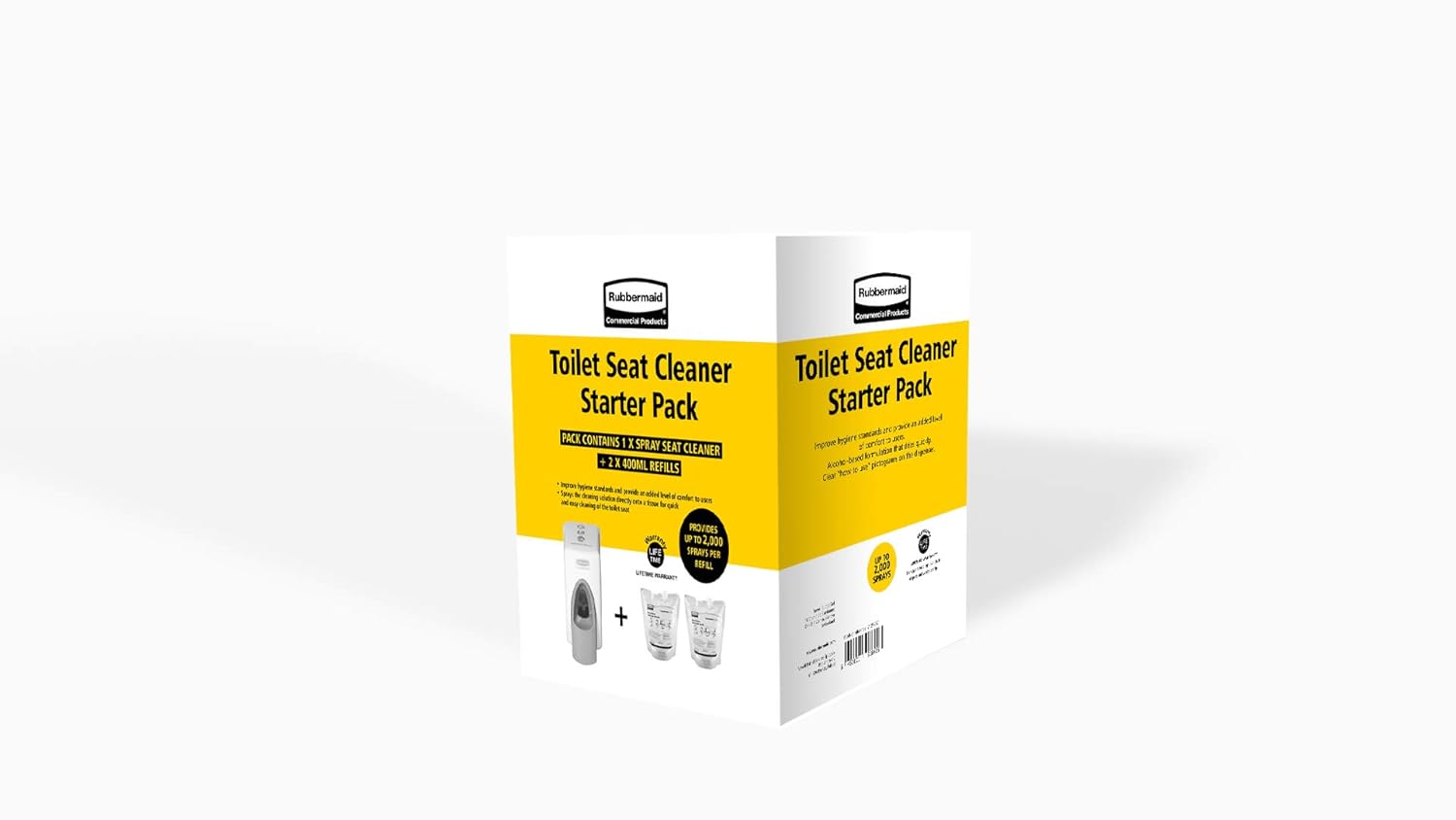 Rubbermaid Commercial Products 2127387 Toilet Seat Cleaner Starter Pack