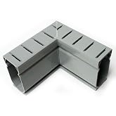 Stegmeier D9G 90 Degree Gray Deck Drain Angle