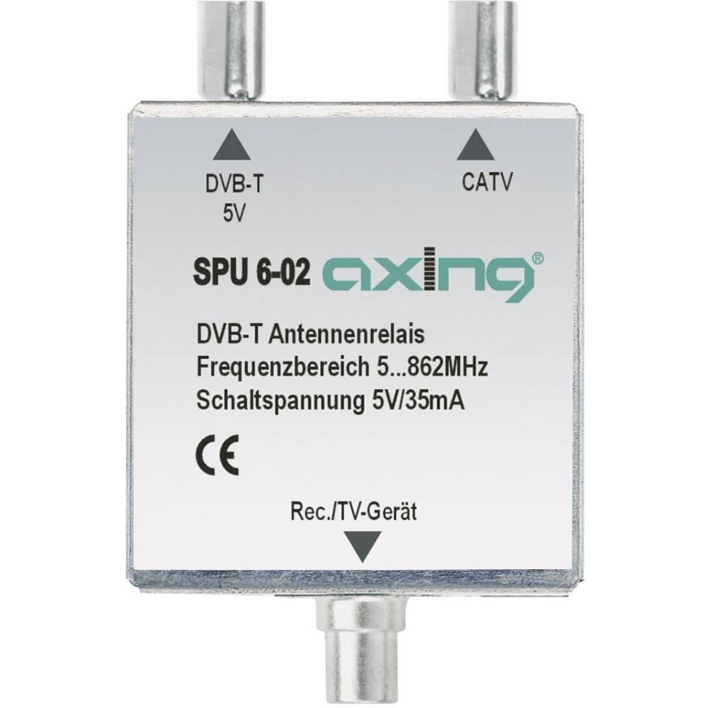 Axing SPU 6-02 CATV / DVB-T Automatic Switch for TV, switch antenna inputs between cable tv and Freeview