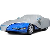 BETERNY Waterproof Custom-fit Car Cover for 1984-1996 Corvette C4 | All Weather Sun Rain Dust Snow Protection Breathable Outdoor Full Car Cover for Corvette C4 with Door Zipper &amp; Cotton Lining