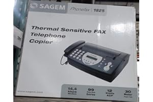 Sagem 1825 PHONEFAX Machine BK - HFC242