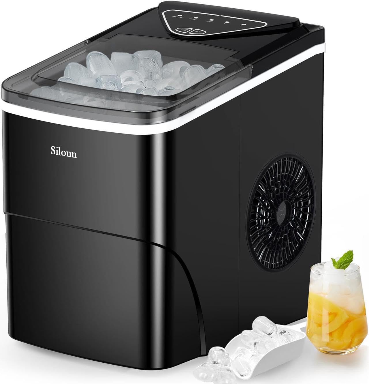 Silonn Ice Makers Countertop - Auto-Cleaning