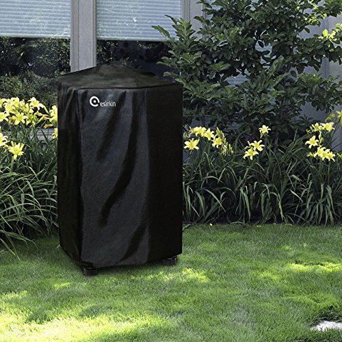 Esinkin Durable 30-Inch Electric Smoker Cover, Black - Thumbnail 5