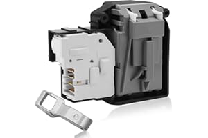 VYPART EBF61315802 Washer Door Lock Switch with MFG63099101 Strike - for LG WM3770HVA WM3770HWA WM9000HVA & Kenmore 79641262610, Replaces EBF62534401 Door Latch