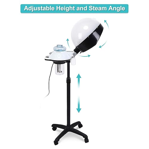 Hooded Hair Steamer and Dryer Professional Stand-Up Bonnet Dryer