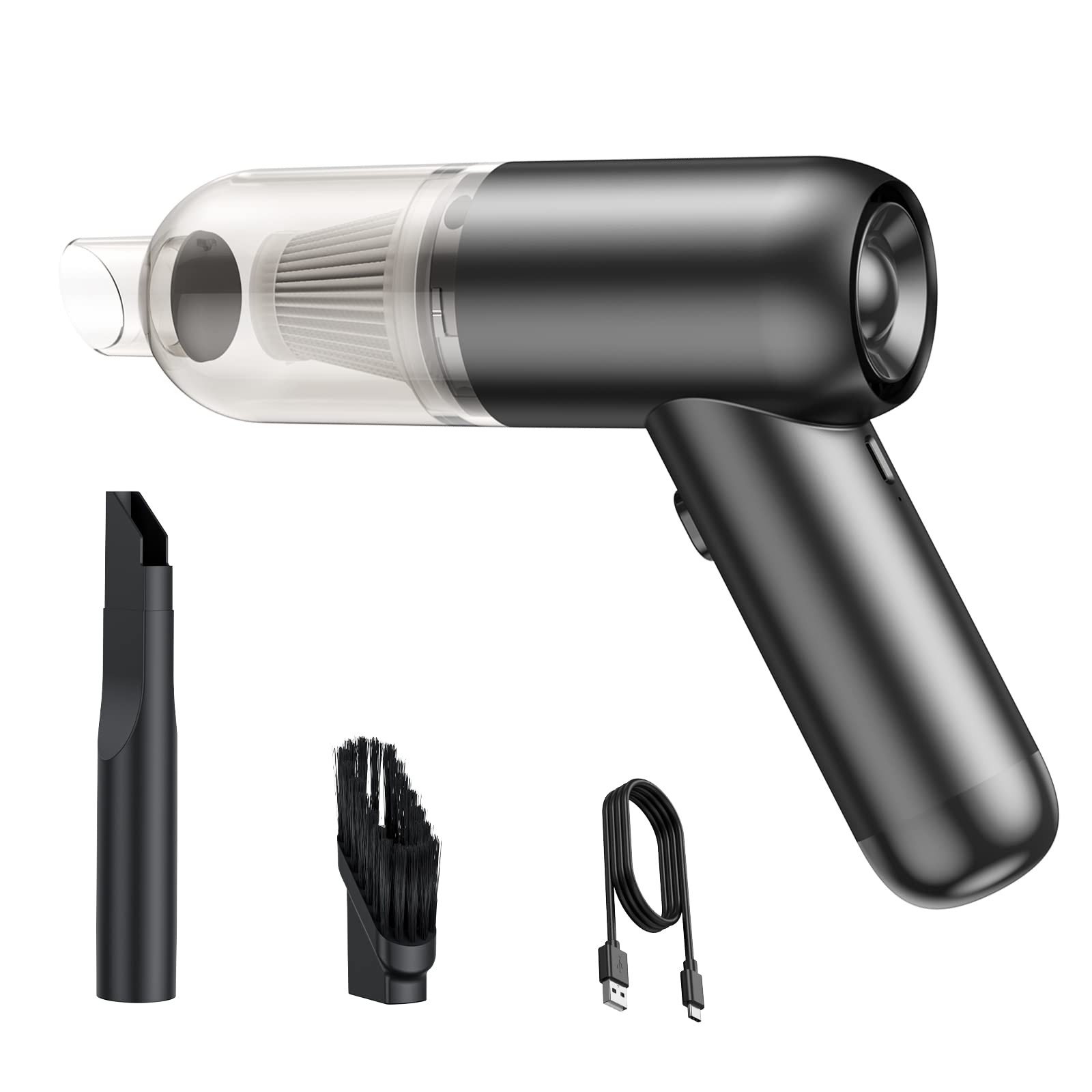 Portable Handheld Car Cordless Vacuum Cleaner with Powerful Suction, High Power Mini Sweeper, Dust Buster, Lightweight, Easy to Hold,Quiet Electric Air Duster,Small Vacuuming for Home,Kitchen,Gift