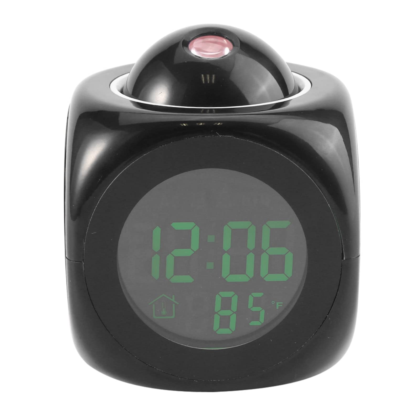 FTVOGUE LED Projector Alarm Clock Digital Clock Projector on Ceiling with Voice Talking Temperature Display