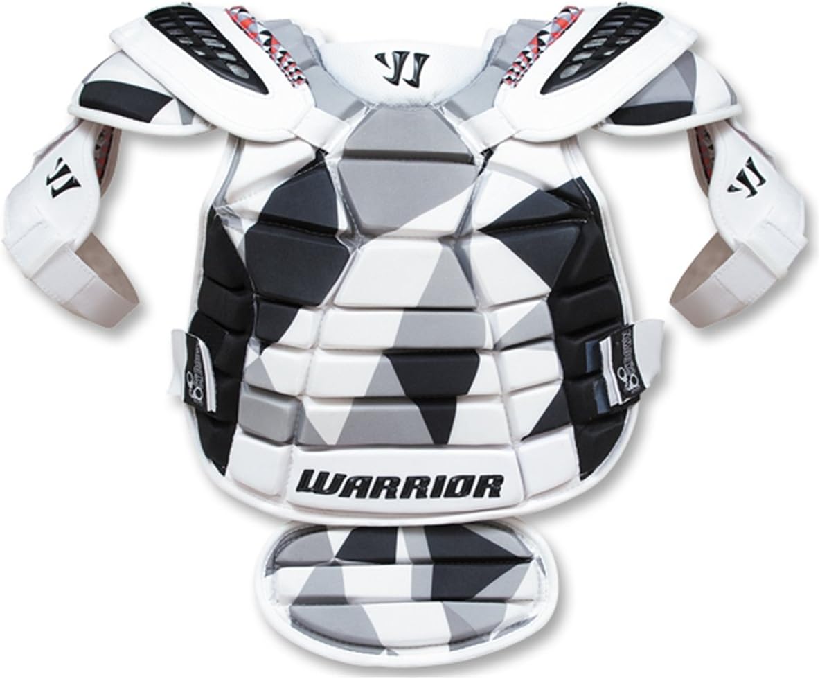 Warrior Lockdown Goalie Guard (Small, White) Lacrosse