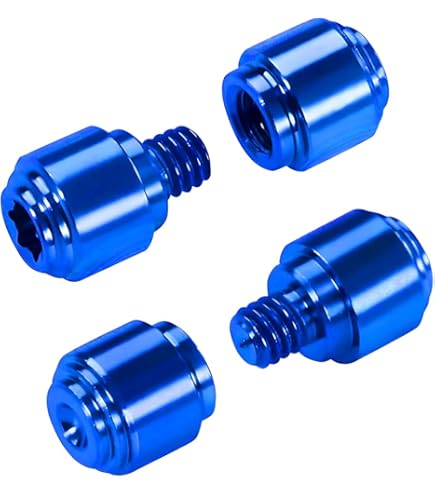 3 Sets Titanium Thumb Studs – Silver, Replacement For Benchmade 535 Bugout, 9.9mm Connection Length