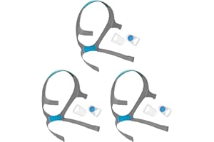 HITISPACE Airfit f20 Headgear, 3-Pack Replacement CPAP Mask Headgear Strap CPAP Supplies for Airfit/AirTouch F20, Large (Without Mask)