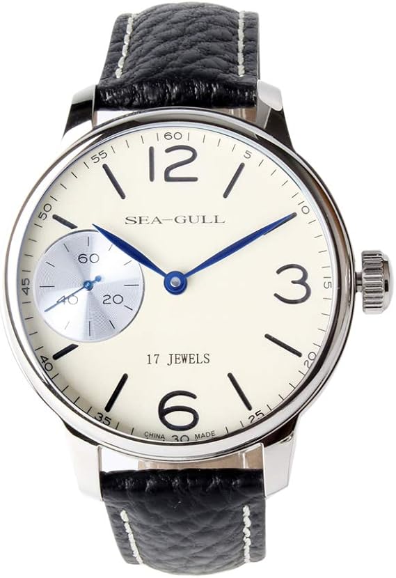Amazon Seagull 手巻き腕時計 St36 ムーブメント スモールセコンド ビッグダイヤル 44mm 機械式腕時計 819 97 5000 メンズ腕時計 腕時計 通販