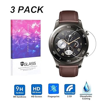 LUXACURY Huawei Watch 2 Pro Protector Pantalla Cristal ...