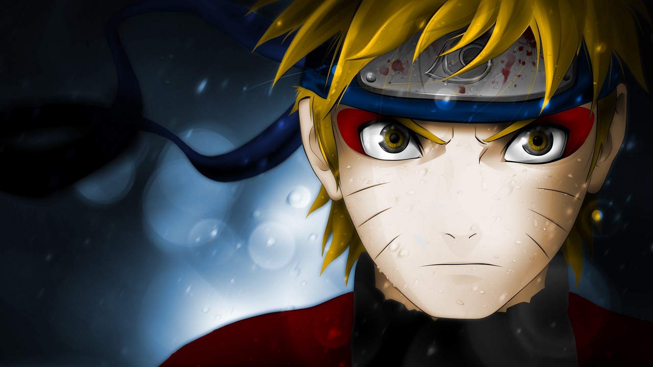 Anime Boy Naruto Blond Drop Stern Look Hd Poster 300 Gsm Quality 12 18 Inch Size Amazon In Home Kitchen