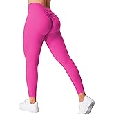 YEOREO Gym Leggings for Women V Back Workout Leggings Scrunch Butt Lifting Leggings for Women High Waist Yoga Pants Daze