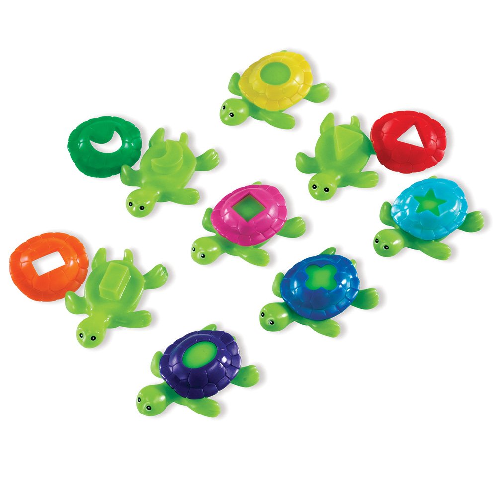 Learning Resources Shape Shell Turtles, Set of 8