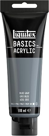 Liquitex Basics Blue Gray Acrylic Paint 118 ml Tube Artist Quality
