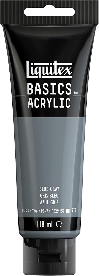 Liquitex Basics Blue Gray Acrylic Paint 118 ml Tube Artist Quality