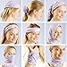WONBURY 12PCS Headwear Headband Wrap Scarf UV Versatile Seamless Cool Lightweight Sports & Casual for Outdoor Climbing Camping Sports Fitness Hiking Rid (5PCS-Skull-1)