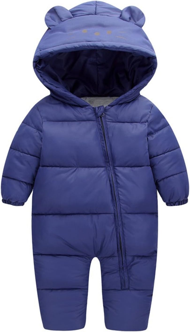 Meetloveyou Baby Snowsuit Down Coat Romper Newborn Snowsuit Snow Wear Coveralls Coats Outwear Winter Warn Baby Clothing