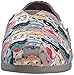 BOBS from Skechers Women's Plush-Scratch Party Flat, Cat Multi, 7 M US