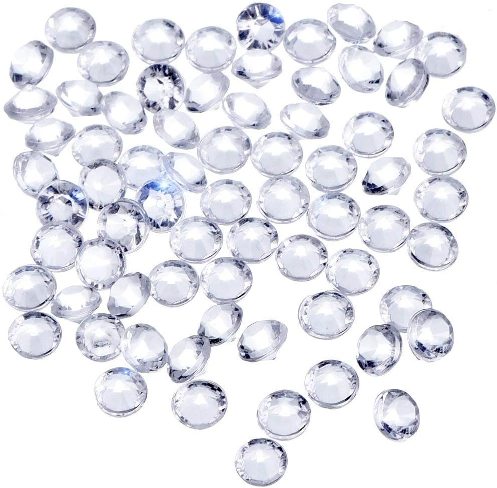 5000 Pack Clear Wedding Table Scatter Crystals Acrylic Diamonds, 4.5 mm
