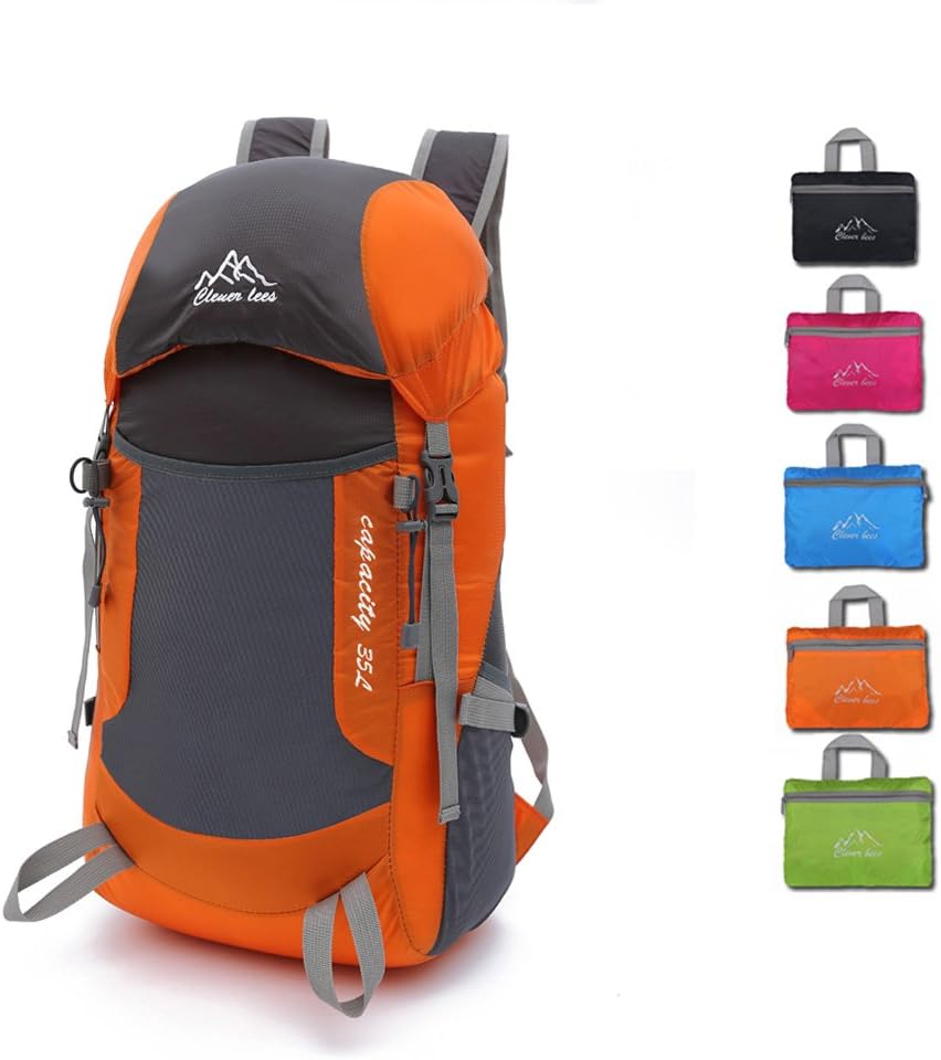 SAMI STUDIO Hiking Backpack Ultra Lightweight Packable Backpack Water Resistant Daypack Small Backpack Handy Foldable Camping Outdoor Backpack Little Bag