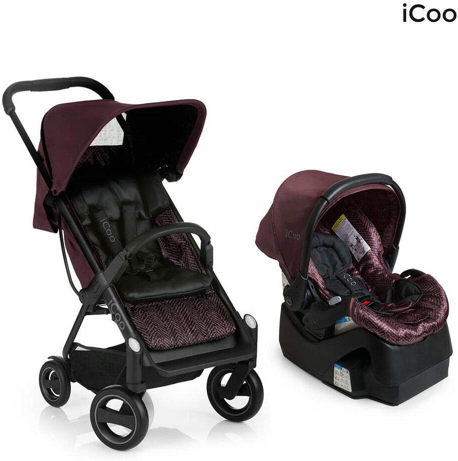 I'coo Acrobat 2017 Travel System (Fishbone Bordeaux)