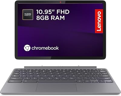 Lenovo IdeaPad Chromebook Duet 11 Inch FHD+ 8GB RAM 128GB eMMC Luna Grey