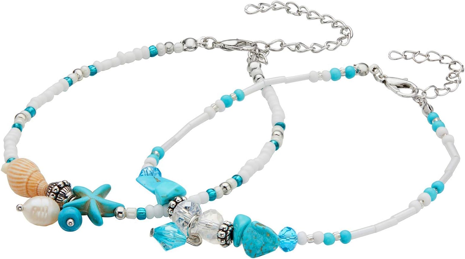 Women Turtle Starfish Beach Anklets