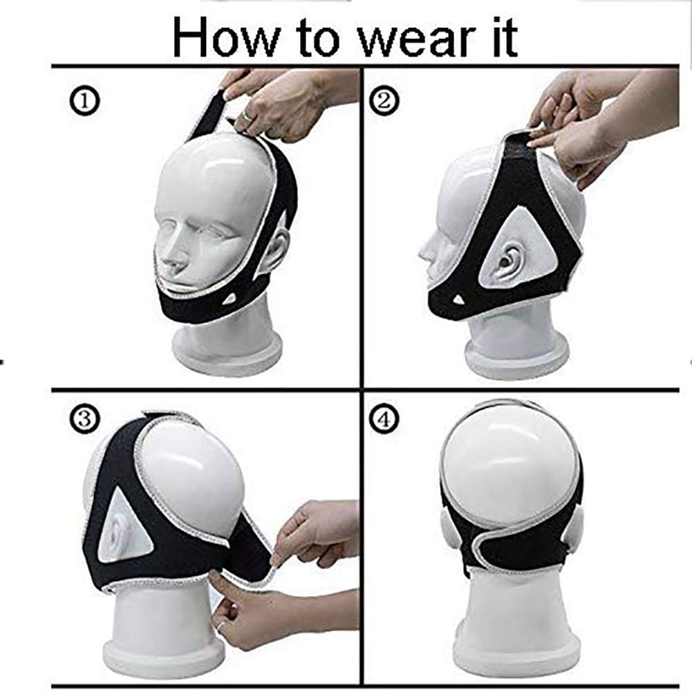 Anti Snoring Snore Chin Strap Large, Resmed Cpap Supplies Chin Straps, Snore Stopper Chin Strap, Anti Snore Snoring Chin Strap Devices for Men Women Kids, Anti My Snoring Snore Solution: Health & Personal Care
