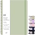 EOOUT Spiral Notebook 8.5 x 11, A4 Lined Large Hardcover Notebooks for Women Men, 110 Pages College Ruled Notebook for Work School Note Taking(Light Green)