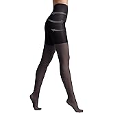 Conte Women's Nude Body Shaping Sheer Compression Pantyhose Tights - Control