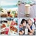 2 Pack Reusable Straws, Metal Drinking Straws, Save the Turtles straw, Food-Grade Portable Stainless Steel Straw, Folding Drinking Straws with Case Cleaning Brush for Party Travel Outdoor