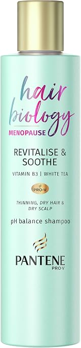 Pantene Revitalize & Soothe Menopause Shampoo 250ml for Dry Hair
