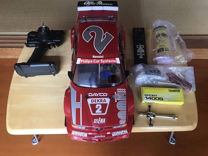 Amazon Co Jp 中古 アルファロメオ 155 タミヤ エンジン ラジコンカー 付属品多数 Hobby